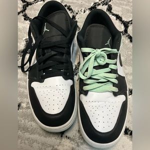 Jordan Brand 1 Low 'Tye Dye' Shoes in Black, Men's (Size 11